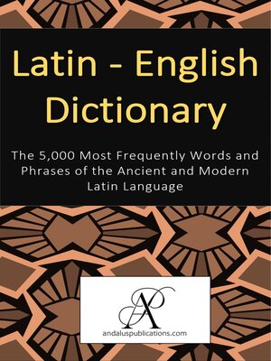 cover image of Latin--English Dictionary